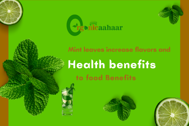 Mint leaves increase flavors and health benefits to food