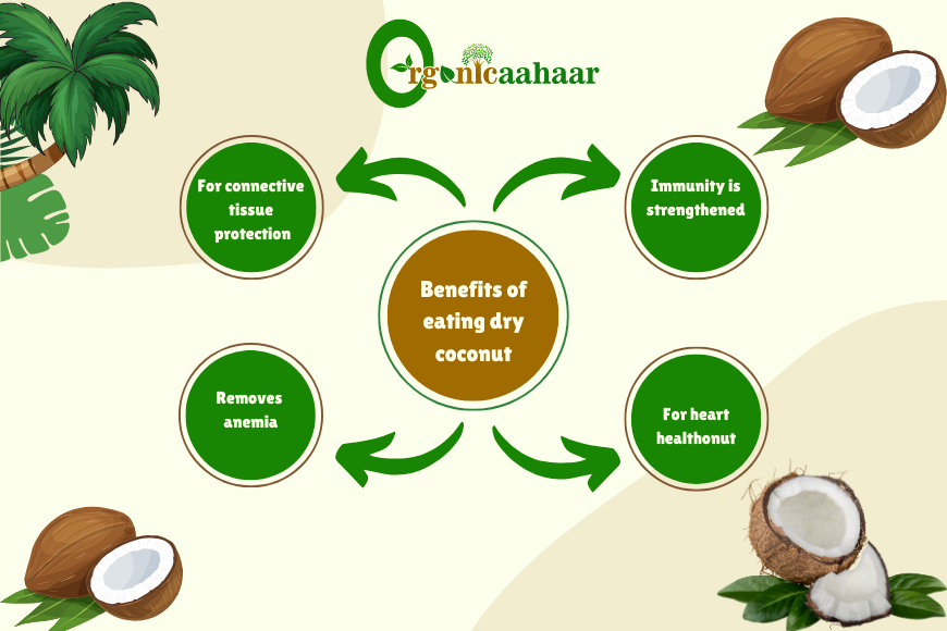 Benefits of eating dry coconut